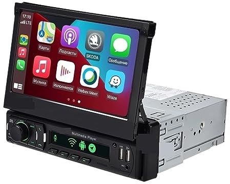 Pantalla Empotrada Radio De Coche Navegación Reproductor Vídeo Multimedia Claro Y Adaptable