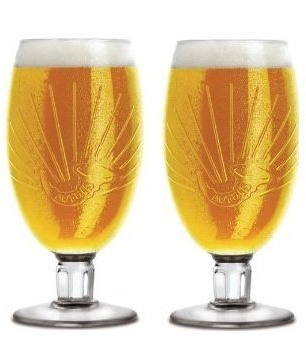Stella Artois Limited Edition Chalice Pint Glass (Set of 2)