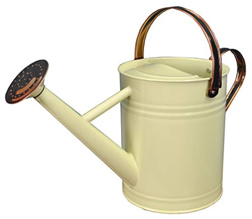 Selections Heritage Cream & Copper Colour Metal Watering Can (3.5 Litre)