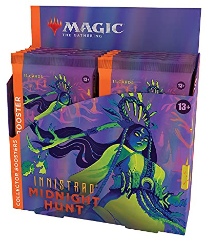 Wizards of the Coast MTG - Innistrad: Midnight Hunt Collector's Booster Display (12 Packs) - EN
