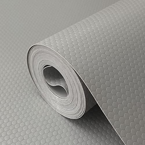wohomuke Alfombrilla para cajón 60x600cm Protector cajones Cocina EVA Plastico Protector para Muebles (60cmx6m,Gris Claro)