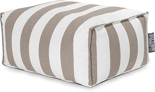 Sitting Point SANTORIN Roll Outdoor Sitzsack Taupe – Wasser- & ölabweisend, UV-beständig, EPS-Füllung, Made in Germany
