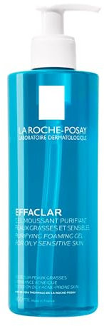 La Roche-Posay Effaclar Nettoyant Visage Gel Moussant Peaux Grasses Tendance Acneique 400ml
