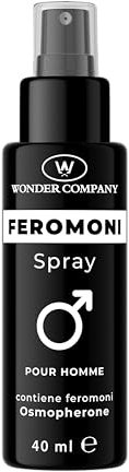 FEROMONI SPRAY CONCENTRATO per UOMO, da solo o con il tuo profumo, attrae & seduce, 40 ml