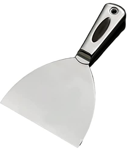 Tapetenschaber, Schaberwerkzeug, Putzkelle, Edelstahl, integriertes Spachtelmesser, Schaber, Spachtel, Spachtel, Maler, Malerwerkzeug, Putzschaufel, sauberer Spachtel, Bauwerkzeug