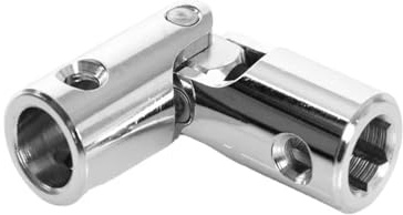 cyclingcolors Kreuzgelenk Kardangelenk für manuelle Rolladen mit Kurbel Kurbelstange Ersatzteile Handkurbel Fensterbeschläge, Außendurchmesser 16 mm Sechskantform 7 mm x Ø 13 mm