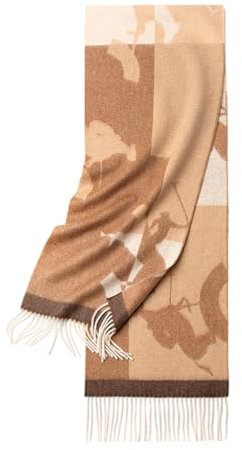 ZIDDAR Wollschal Mit Jacquards Muster Weicher Und Atmungsaktivem Nackenschalschalhack Für Männer Und Frauen Verschiedene Outfits