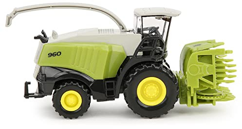 Cryfokt 1/42 Scale Combine Harvester Toy, Simulation Sliding Car Model, Educational Farm Vehicle for Kids, Green Alloy and Plastic (Green)
