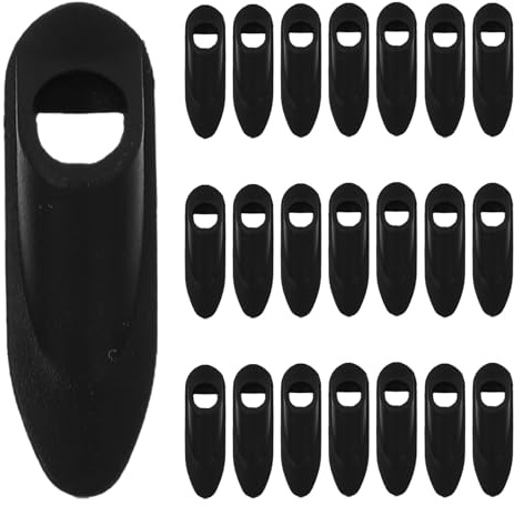 TOYANDONA 25pcs Bike Cable Guide Clamps Single Hole Brake Line Holders Embedded Bicycle Frame Wire Tube Organizer for Road and Mountain Bikes