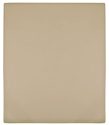 Lenzuolo Con Angoli in Cotone Jersey Morbido e Traspirante, Comfort per Riposo Notturno, lenzuolo con angoli, biancheria da letto, Adatto per Camera da Letto e Ospiti, Tortora, 160x200 cm