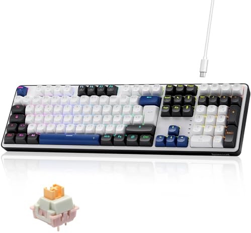 Redragon K689 Clavier Mécanique Gasket Filaire AZERTY RGB Hot Swap | Insonorisation 3 Couches Keycaps Bicolores Switchs Yolk Linéaires Améliorés Anti Ghosting Rétroéclairage