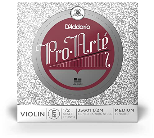 D'Addario Pro-Arte Einzelsaite für 1/2 Violine, E Saite, Medium