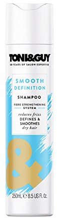 Toni & Guy Smooth Definition Anti-Frizz Shampoo for Dry Hair, 250ml