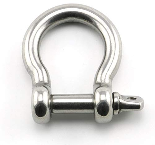 Heyous Manille en Acier Inoxydable Robuste en Forme de nœud 12 mm pour Levage de chaînes, paracorde, Camping, Survie