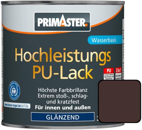 Primaster PU Lack RAL 8017 125 ml 1,5 m² schokobraun für Innen- und Außen