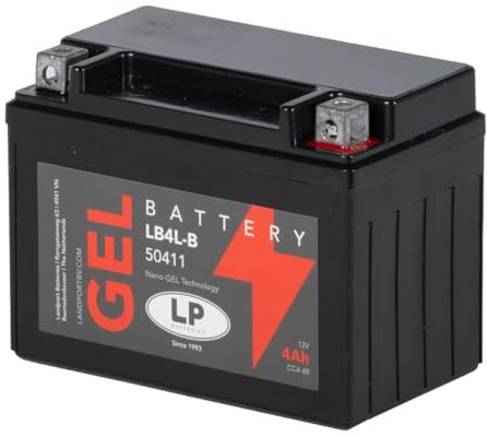 Landport Gel Roller- u. Motorradbatterie GB4L-B DIN 50411G (YB4L-B Gel)