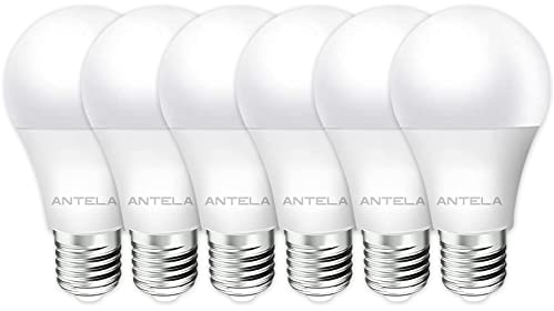 ANTELA E27 LED Lampe Glühbirne 8,5W 806LM 6500K Kaltweiß Licht Birne ersetzt 60W Glühlampe, Energiesparlampe, nicht Dimmbar, ErP, 6er-Pack