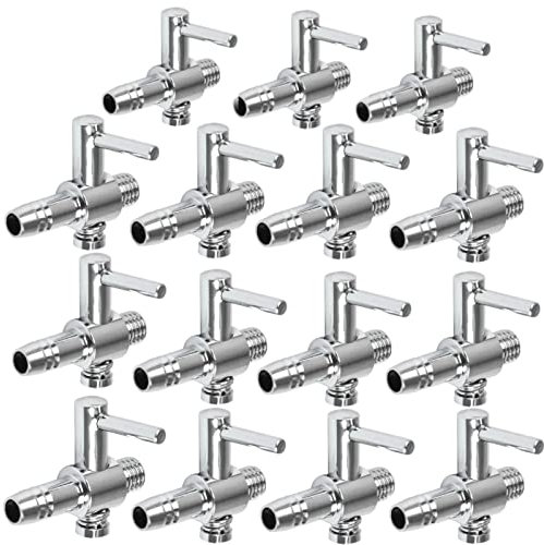 WanFengXue 15Pcs Aquarium Air Flow Lever Valve, Oxygen Pump Volume Adjustment Check Regulating Branch Cock for Aeration System