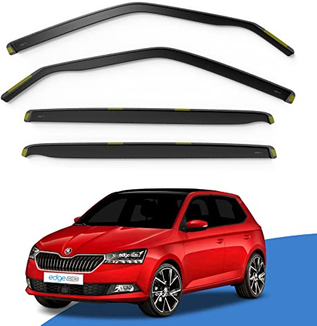 EdgeVisors Wind Deflectors for Skoda Fabia MK3 Door 5 Door Hatchback 4pc