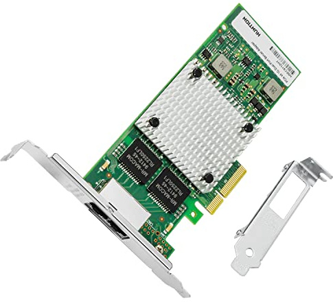 Gigabit NIC de 2 puertos con chip Intel I350, Tarjeta de Red 1Gb, Adaptador de Red, Puertos RJ45 Duales, PCI Express 2.1 X4, Tarjeta Ethernet con Perfil Bajo para Windows/Windows Server/Linux