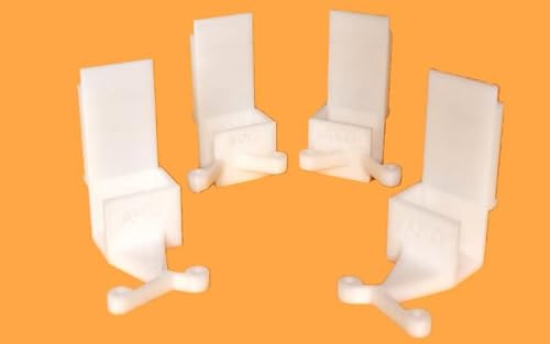 3DEFRANCE Lot de 4 Guides renforcés pour Porte Coulissante Placard Form/Optimum -Format 2023 - Matériau de qualité supérieure - Fabriqué en France (4)