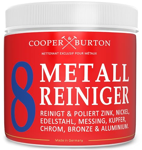 Metall Intensiv-Kraftreiniger Konzentrat 0,5kg | Reinigen, polieren & versiegeln | Für Metall Reinigung & Pflege von Edelstahl Aluminium Chrom Bronze Kupfer Messing Nickel Zink | COOPER & BURTON