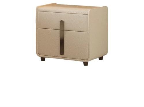 CYairong-22 Nachttisch Nachttisch, Massivholz-Aufbewahrungsschrank, Sideboard mit Zwei Schubladen, Massivholz-Aktenschrank for Wohnzimmer, Schlafzimmer und Arbeitszimmer Kopfteil