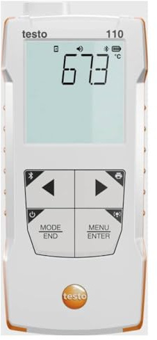 testo 110 Bluetooth Lebensmittelthermometer mit austauschbaren Sonden