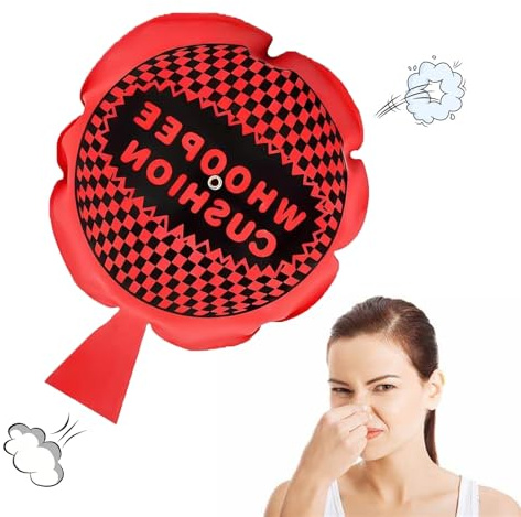 Whoopee Cushion, Self Inflating Whoopee Cushions, Whoopie Cushions, Woopie Cushion, Whoopie Cushion Practical Joke Set April Fools Pranks, Classic Prank Parties, Fart Cushion Fart Noise Maker Large