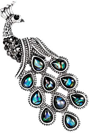 Frauen Pfau Tier Brosche Kleidung Ornament Dekor Schmuck Geschenke Sehr praktisch und beliebt