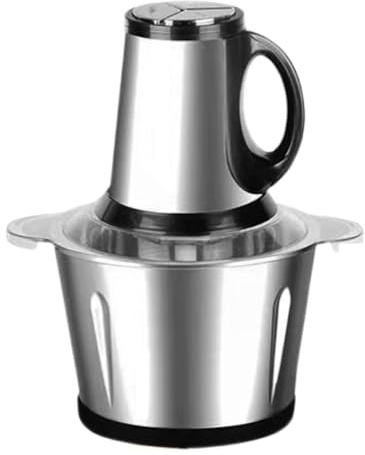 Hachoir à Viande Électrique, Robot de Cuisine Hachoir Viande Mixeur Multifonction, Accessoire Cuisine Pratique Pour Maison, Camping & Préparations Salades Sans BPA