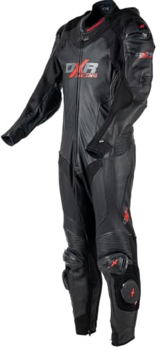 Motoblouz - Mono para moto, certificado FALCON para hombre, color negro