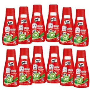 Pritt Alleskleber, Flasche, 12x 100g | Vielseitiger Alleskleber in Flasche, perfekt für verschiedene Materialien und Bastelprojekte