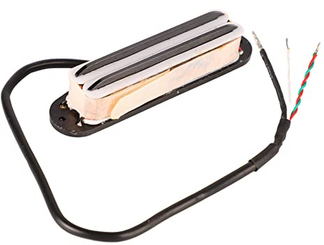 Guitar Pickup 1 Coil Dual Hot Rail 4 Core Draht, Metall -Pick -up -Accessoire, einfache Installation, langlebiges und niedriges Geräusch, hervorragend für Humbucker- und Single
