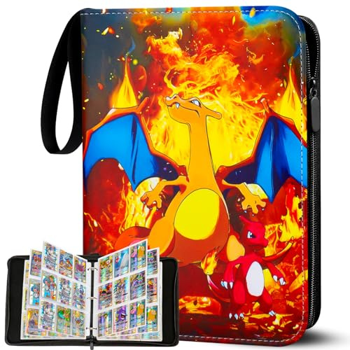 Album di raccolta per carte Pokemon, 900 carte da collezione, 9 tasche, 50 pagine, in pelle PU, impermeabile, di alta qualità, regalo per bambini (P900)
