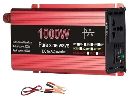 Onda Sinusoidale Convertitore Corrente 1000w 3000w 2200w 1600w Inverter Di Potenza Onda Sinusoidale 12V DC A AC 220V Convertitore Stabilizzatore 24V Solare 50hz 60hz(12V,220-224V 60HZ,1000W)