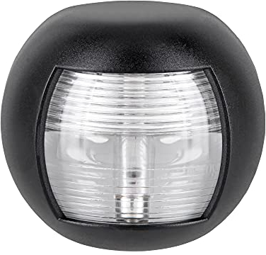 Boote & Yachten Kantschuster Orsa Minore Laternen Bootszubehör - Backbord Heck Steuerbord Top Zweifarben Licht, Gehäusefarbe:schwarz, Auswahl:Hecklicht (135° weiß)