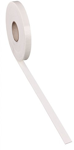 haggiy Cinta de Fieltro autoadhesiva – Rollo de Tiras de Fieltro Blanco, 3,0 mm Grosor, 10 mm Ancho, 5 m Largo – para Muebles, Manualidades y protección de Bordes, Rollo multifunción