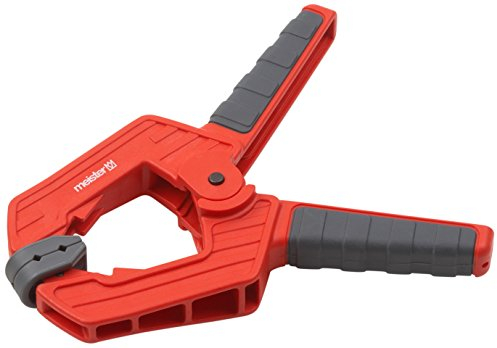 Meister Federzwinge - 75 mm Spannweite - Bewegliche Spannbacken - Sicheres & einhändiges Fixieren von Werkstücken / Profi-Leimzwinge / Universalklemme / Montageklemme / 5217010