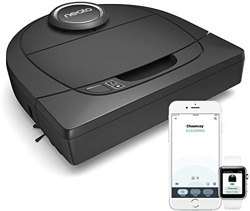 Neato Botvac D5 Connected Robotics D502 Robot aspirapolvere con stazione di ricarica, Wi-Fi & App, Compatibile con Alexa, Nero