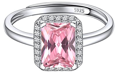 ChicSilver Anello Donna Argento 925 Regolabile con 12 Mesi Pietra Portafortuna, Anelli Donna Regolabili Confezione Regalo