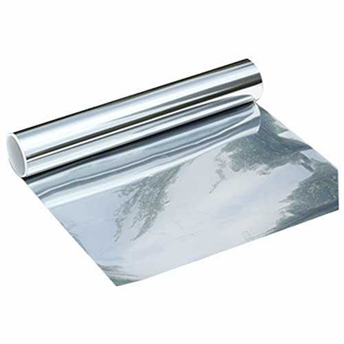 HARICSET Spiegelfolie Selbstklebend Spiegelfolie Fenster Sichtschutz Spiegelfolie Fenster Sichtschutz 99%-UV-Schutz Infrarot Wärmeschutzfolie Dachfenster(Size:0.4 * 3m)