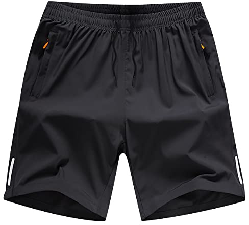 Costumi da Bagno Uomo Costume da Bagno Uomo Costume Pantaloncino Piscina Mare Nuoto Surf Uomo Corto Costumi Sportivi Taglie Forti Uomini Corti Short Pantaloncini Mare Spiaggia Uomo Sportivo Nero 7XL