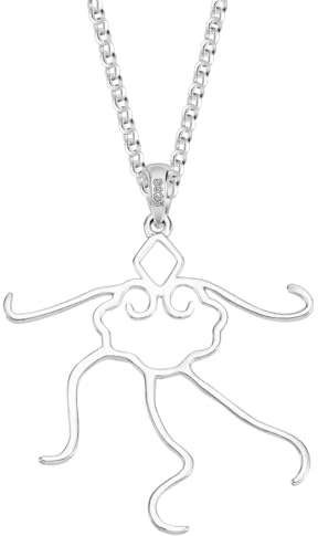 PH PandaHall 925 Sterling Silber Halsketten Herstellungsset 5 Krallen Krappen Anhänger Fassung Unregelmäßige Edelstein Unterstützung Cabochon Basis Mit 46 cm Halskettenkette Für Die Herstellung