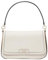 kate spade new york Women's Hudson Colorblocked Pebbled Leather Flap Shoulder Bag, Parchment Multi, One Size
