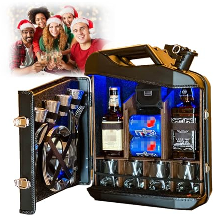 CNAOHGHN Mini-Glas-Set für Barschrank, Bar, Schrank, Gasdose, Bar, Whiskey-Bar, für Ehemann, Männer, Frauen, Vater, Jungen, Mädchen