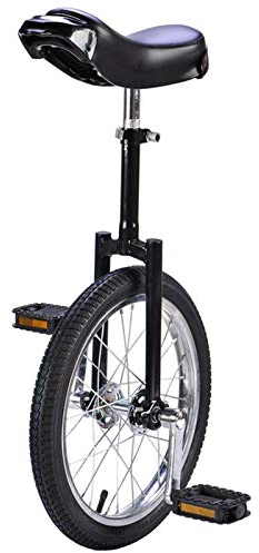 Trainer-Einrad für Kinder/Erwachsene, 24/20/18/16-Zoll-Rad-Einrad für große Menschen/Kinder/Erwachsene, Einsteiger-Einsteiger-Einrad, Outdoor-Sport, Balance-Radfahren, 4 Farben optional (schwarz