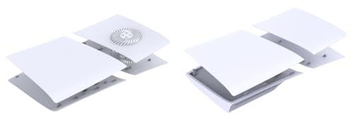 ARVALOLET Placa frontal para PS5 Pro Disc/Digital Edition cubierta de consola con válvula de enfriamiento