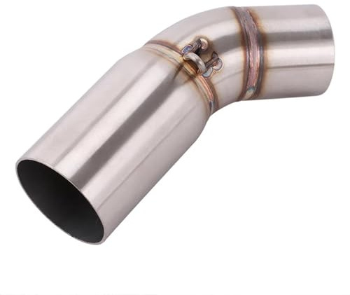SHYYBD Tuyau D'échappement pour Moto pour Benelli Leoncino 500 BJ500, 51 Mm, Raccord Intermédiaire, Silencieux. Pot échappement