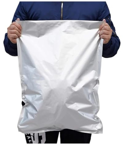 10-pack påsar aluminiumfolie för mat långvarig förvaring fuktsäker, lufttät. (40 x 50 cm med dragkedja, 10 Stück)